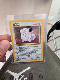Clefairy pokemon card holo