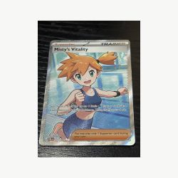 2026 Pokemon Misty's Vitality 111/084 Full Art Holo Raw NM