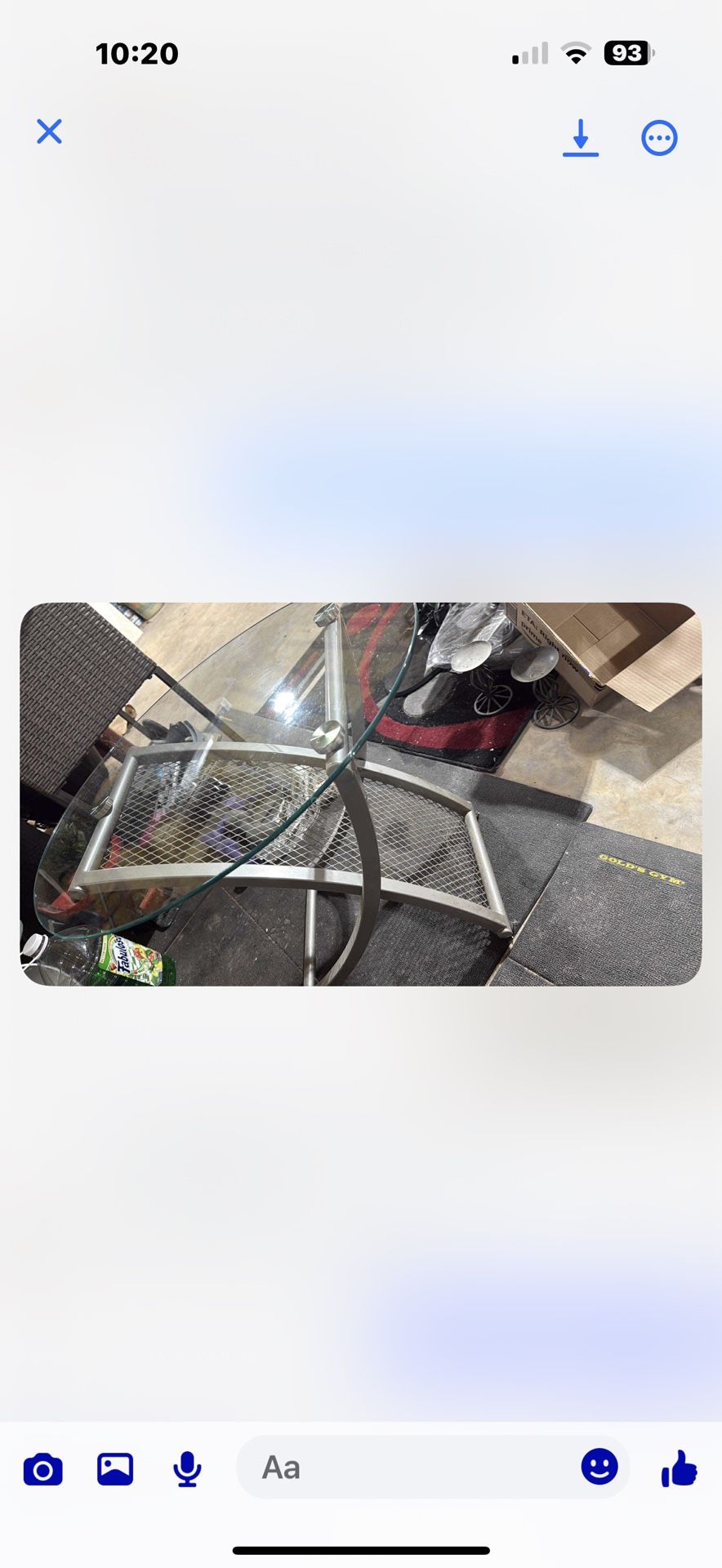 Leather Recliner Loveseat, Coffee Table And 2 End Tables