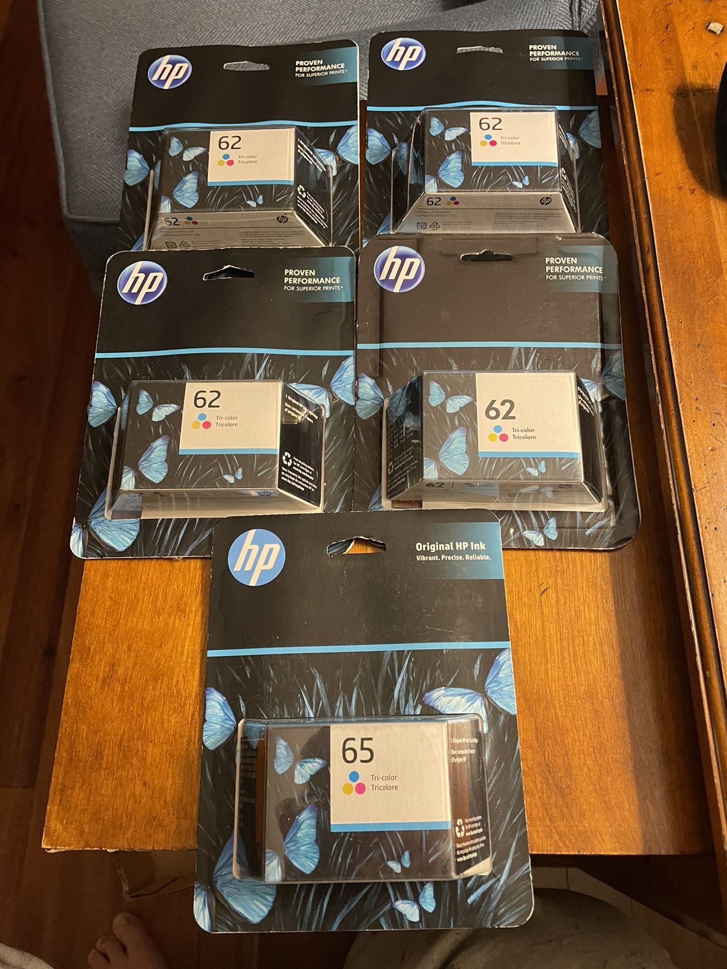 5 HP Printer Cartridges