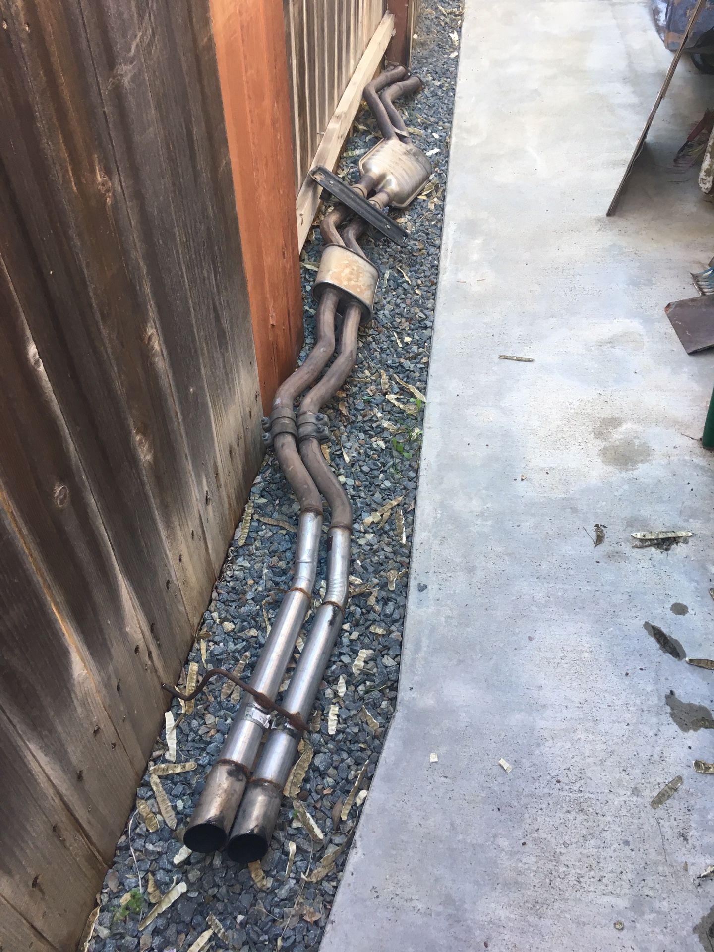 Bmw e46 330i zhp exhaust with muffler delete