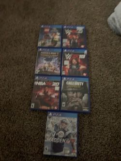 PS4 games no console