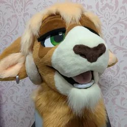 Custom Fursuit Head Canine Character