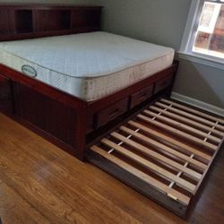 Brown Full Size Trundle