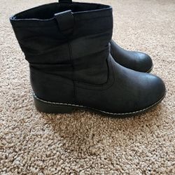 Cute black boots for kids