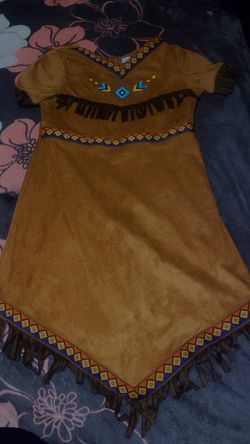 Pocahontas Native American Girls Costume Dress