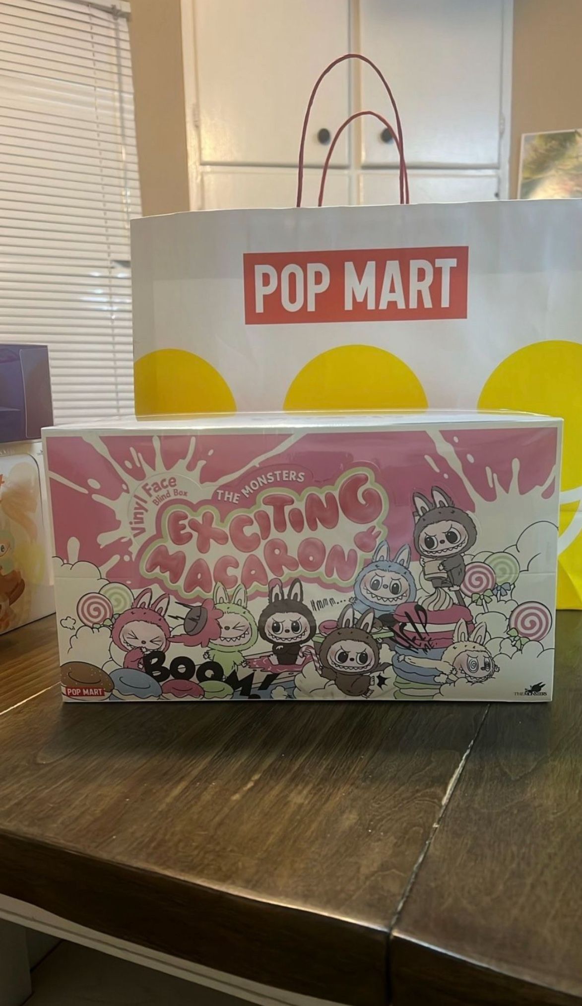 Pop Mart Labubu The Monsters Exciting Macaron Vinyl Face Sealed Case (6 Blind Boxes)