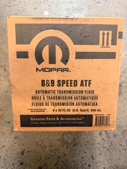 8&9 speed ATF fluid and 1 gallon of antifreeze coolant