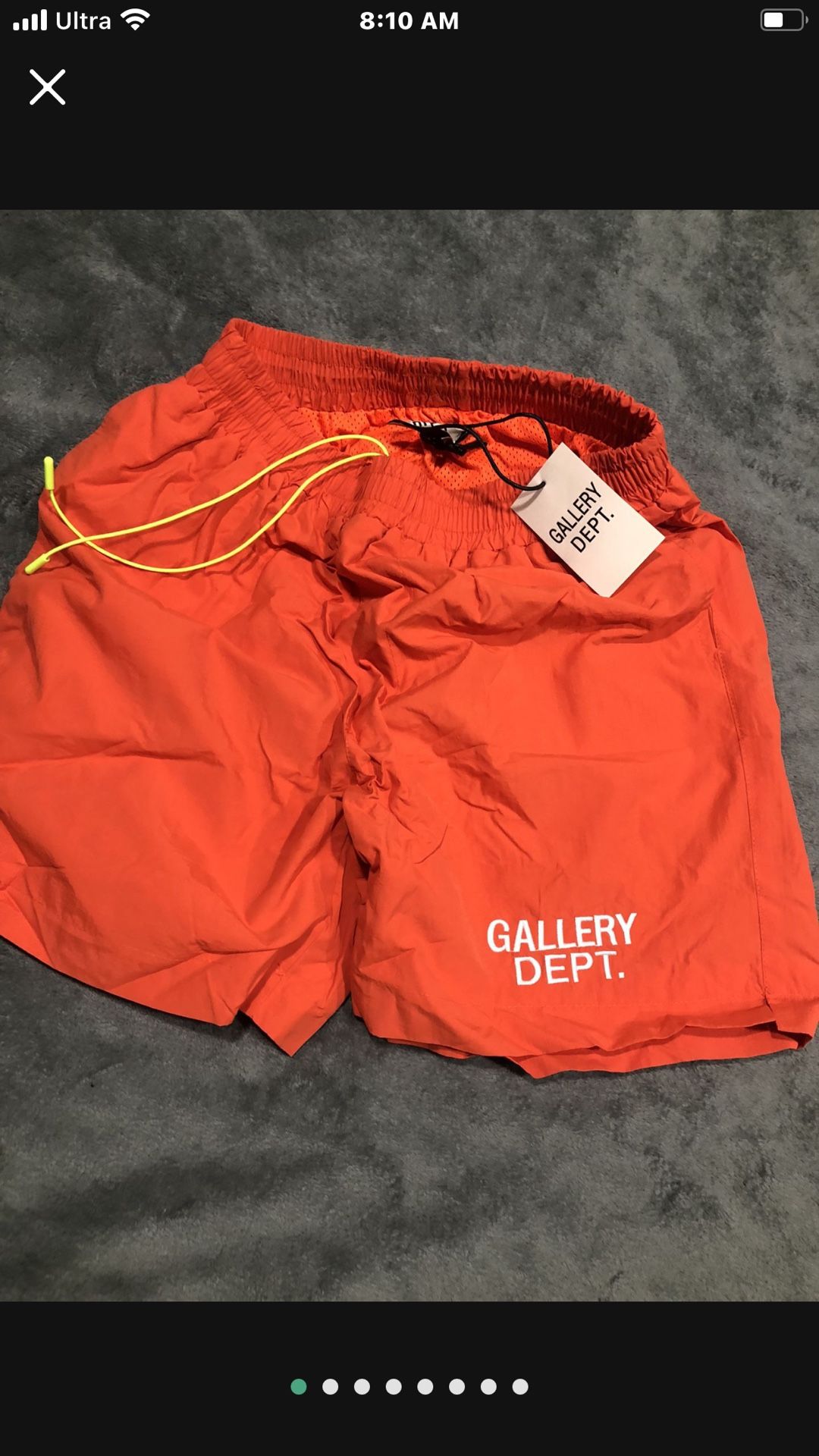 Orange Gallery Dept Shorts.      S,M,l,xl