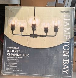 Hampton bay 5 light chandelier
