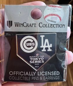 2025 MLB Tokyo Series Matchup Pin Los Angeles Dodgers Chicago Cubs Ohtani