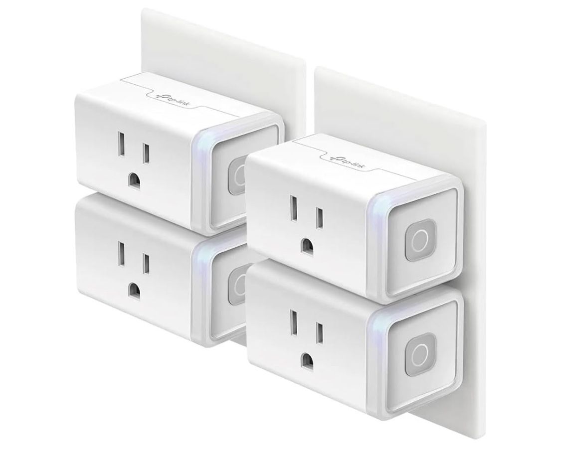 Kasa Smart Plug HS103P4, Smart Home Wi-Fi Outlet Works with Alexa, Echo, Google Home & IFTTT, No Hub Required, Remote Control, 15 Amp, UL Certified, 4