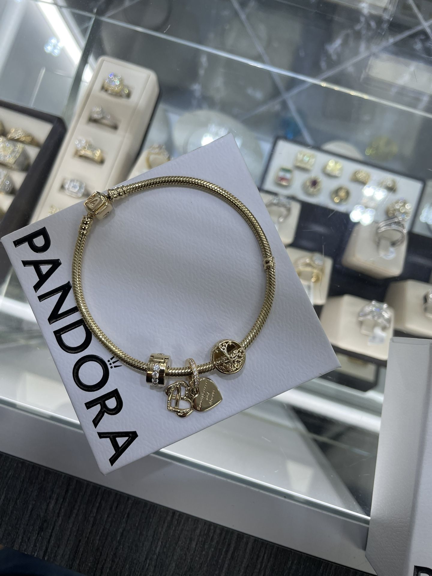 Pandora 14k With Charms