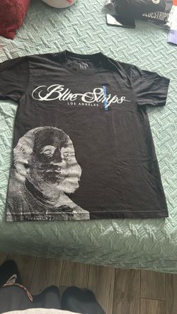 blue strips LA shirt size medium
