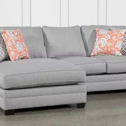 2-Piece Sectional Chaise Couch