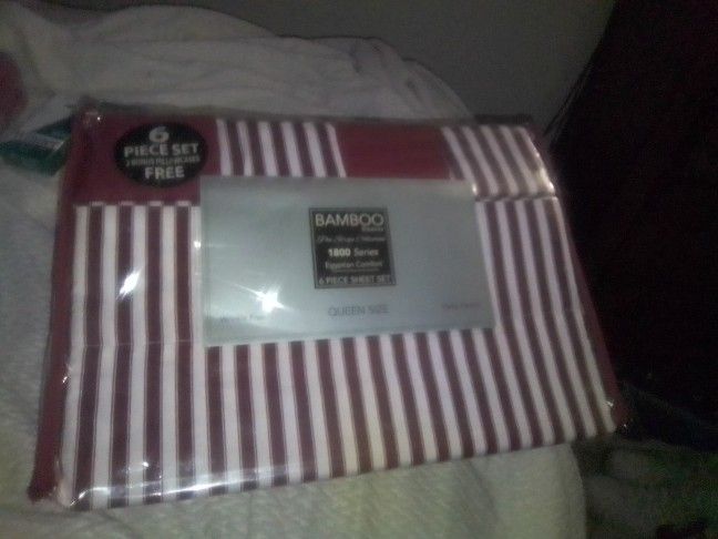 Egyptian Cotton - 6 Piece QUEEN Sheet Set