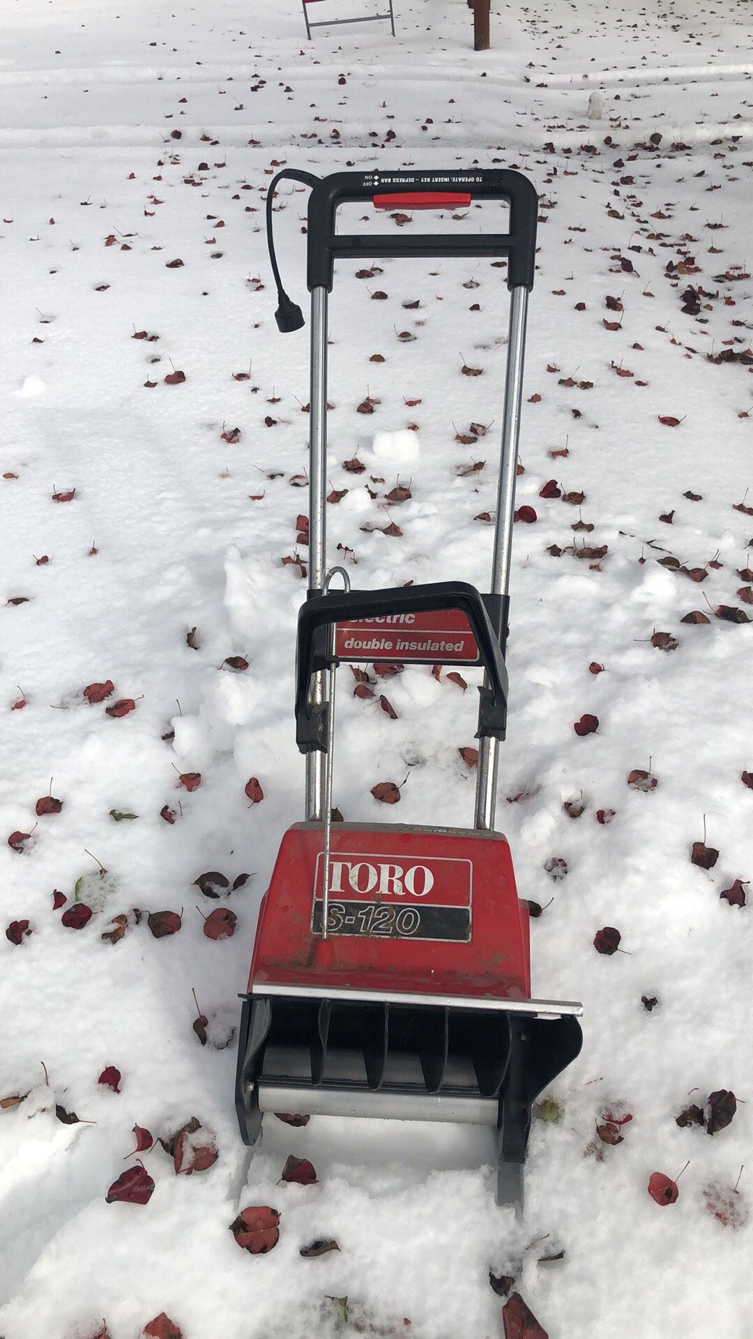 Electric snowblower like new