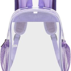  Mini Clear Backpack Heavy Duty