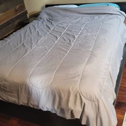 Used Queen Size Mattress, Boxspring, and Bedframe