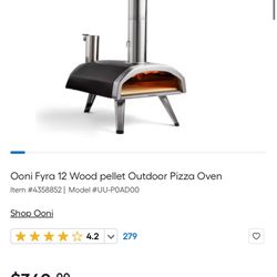 Wood Pellet Pizza Oven