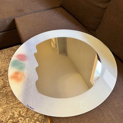 David Marlow Signature Round Decorative Mirror 