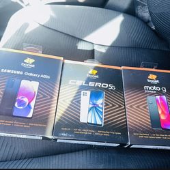 3 Brand New Boost Mobile Phones  5G Phones 
