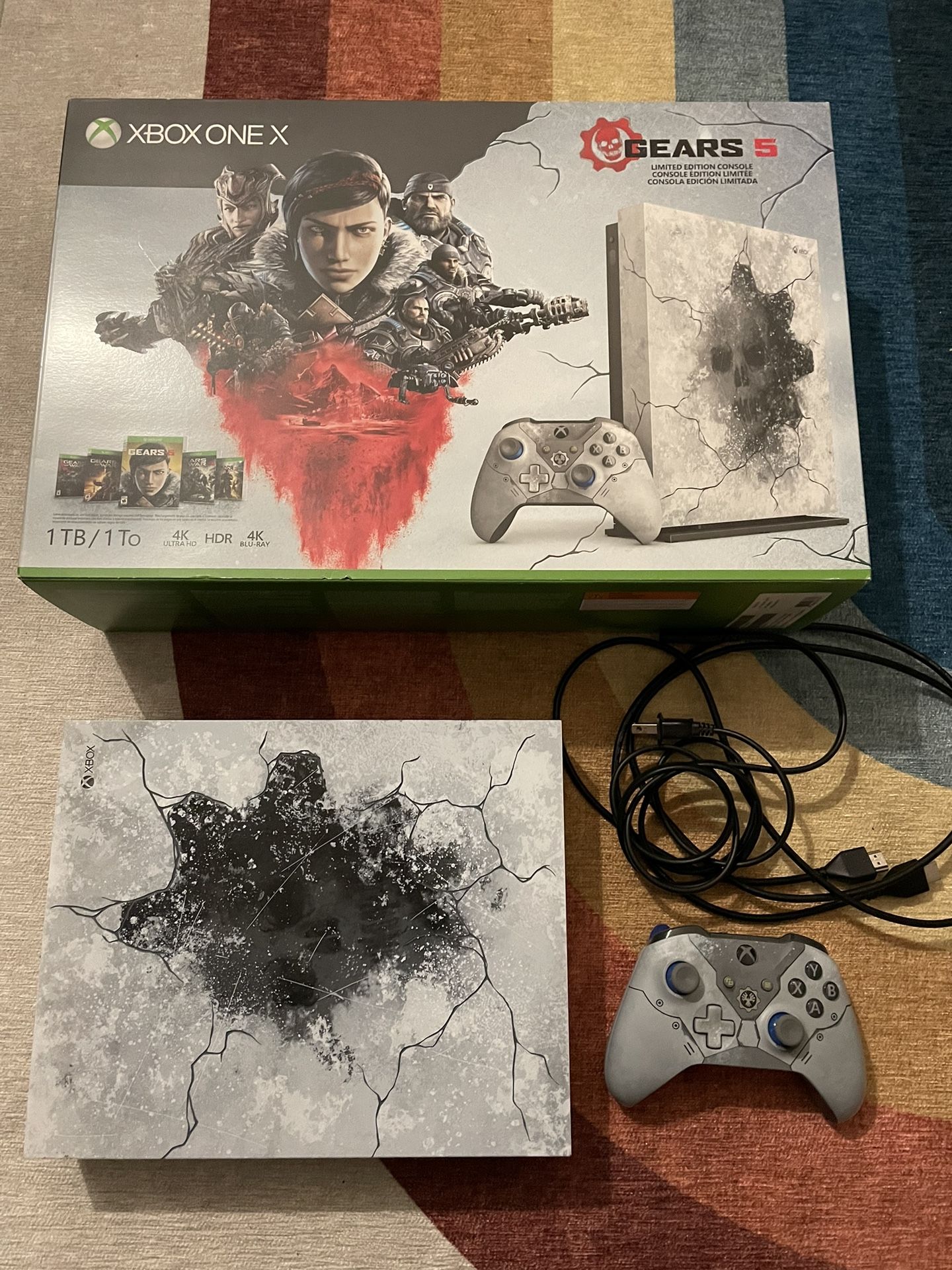 Xbox One X Gears 5 Console 1TB with controller for Sale in Montclair