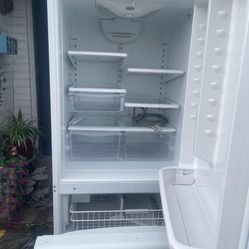 Kenmore refrigerator with a bottom-freezer design
