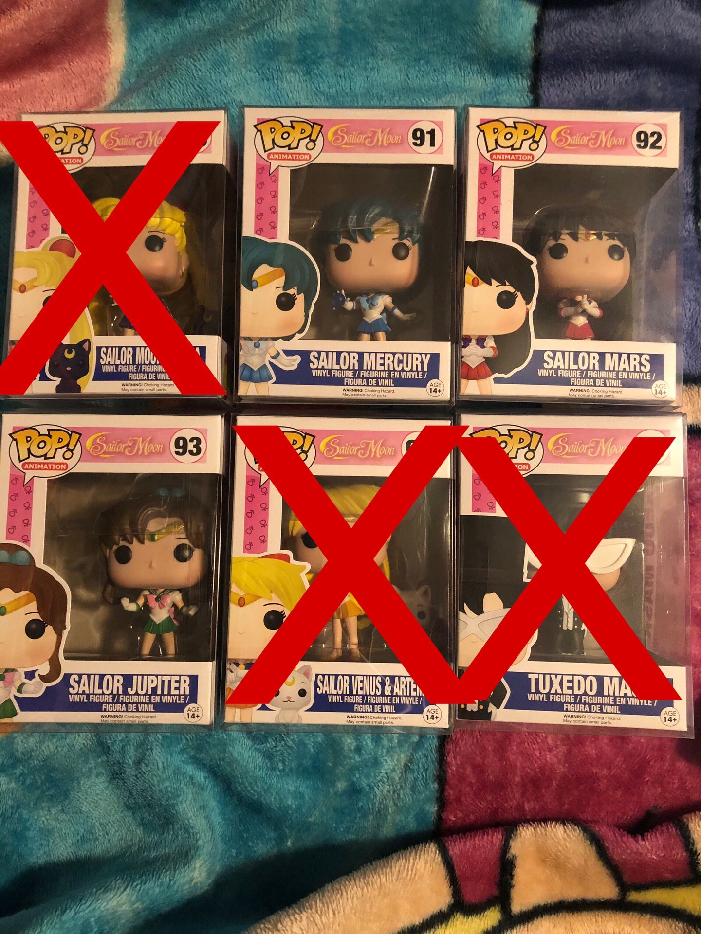 Funko Pop! Sailor Moon Set