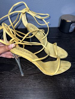Yellow Heels Size 8