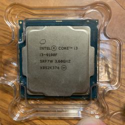 i3 9th Generation CPU 9100F