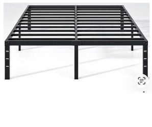 14” Full Bed Frame,  Metal Platform, Sturdy Steel Support, Noise Free, Easy Assembly, No Box Spring Needed