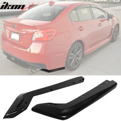 Fits 2015-2021 Subaru WRX STI OE Style Rear Bumper Spats Valance Lip Unpainted PU