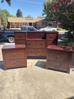 Dresser and nightstands