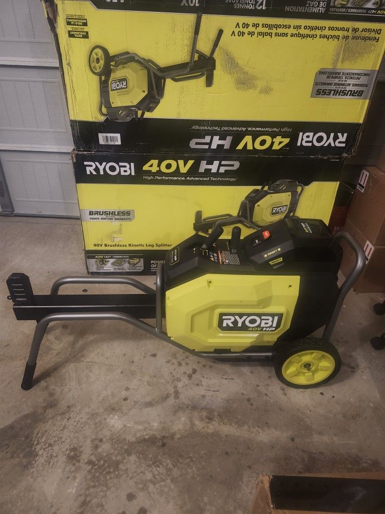 Ryobi 40v Brushless Kinetic Log Splitter (TOOL ONLY)
