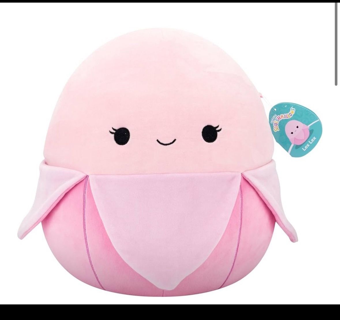 Squishmallows Original 14in Lex Lex The Pastel Pink Banana – Official Jazwares Plush (Large)