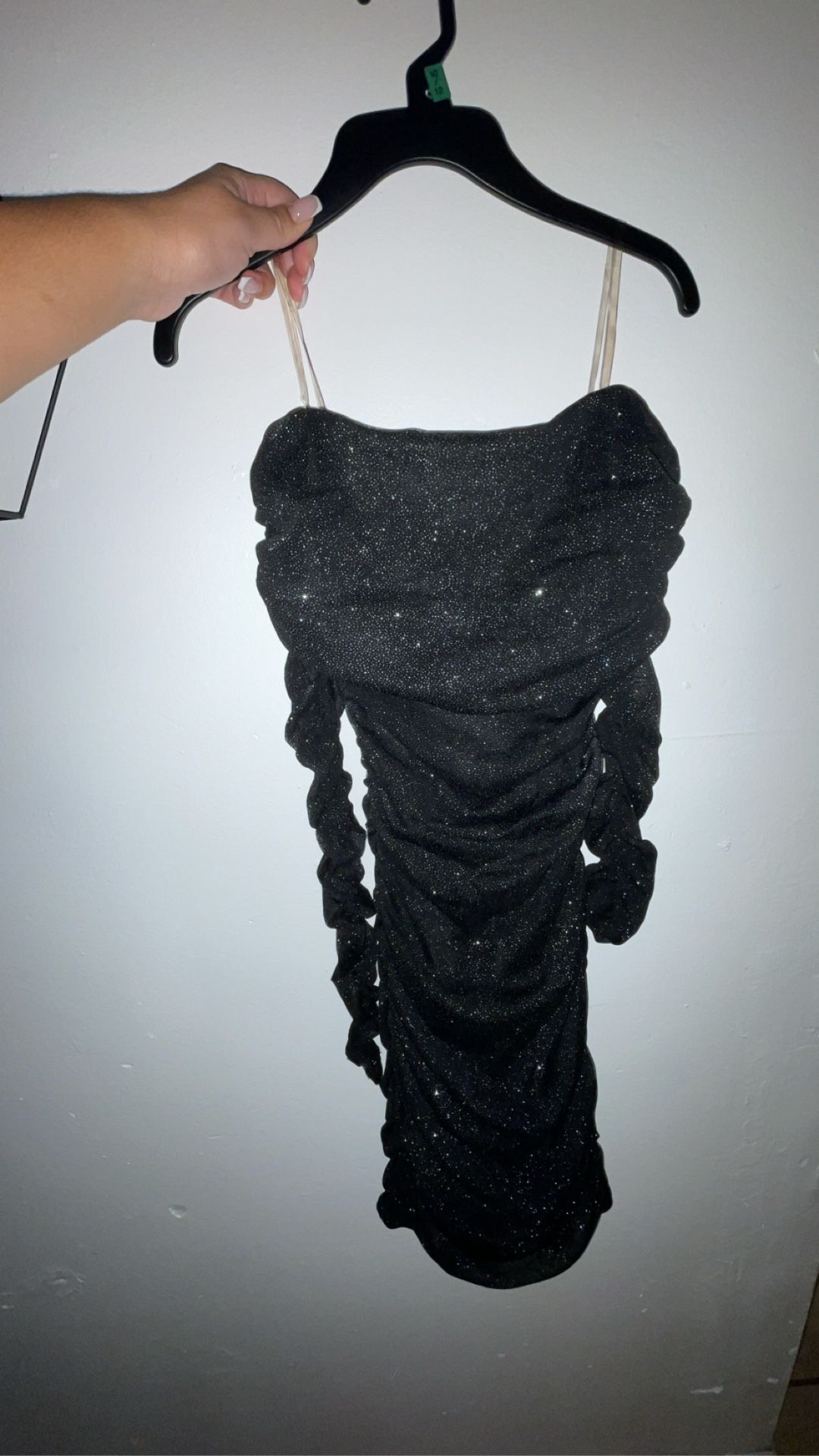 Black Long Sleeve Dress With Sparkle