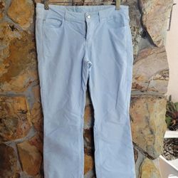 bebe Light Blue Jeans With Back Pocket Enhancements