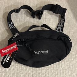 supreme crossbody/waistbag (black)