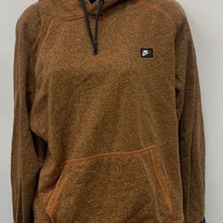 Nike Orange & Black  Women's Hoodie Sweater Size Large 