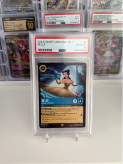 Disney Lorcana The First Chapter Belle Strange but Special PSA 10 Legendary