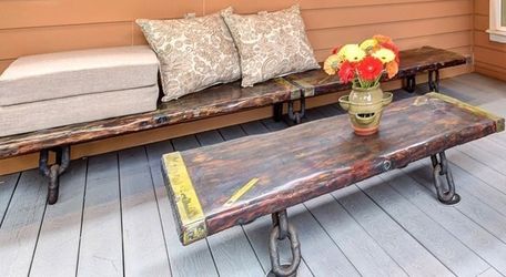 Antique - Ship Hatch Cover Tables - Henry Cook 1930s