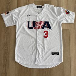 Mookie Betts Team USA #3 World Baseball Classic Jersey - Size L