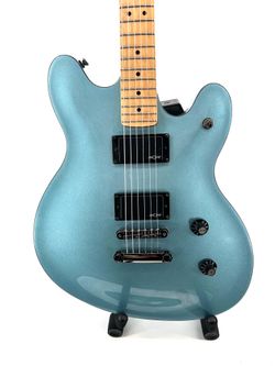 Squier Contemporary Active Starcaster Electric Guitar Ice Blue Metallic