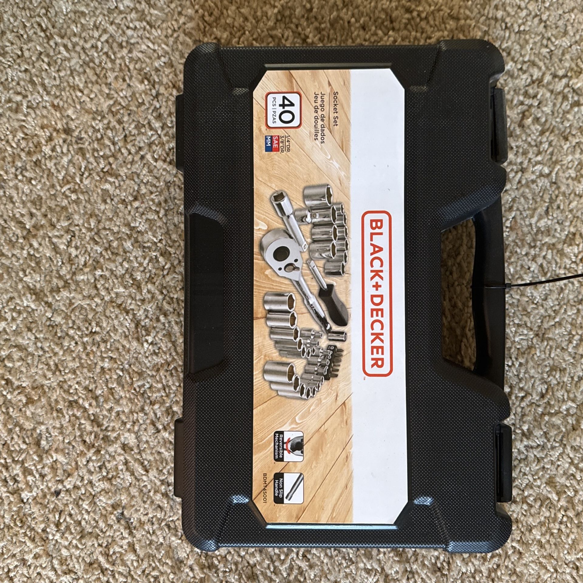 Black & Decker 40 Piece Socket Set