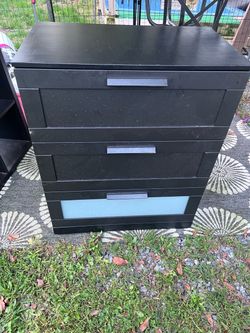 Black dresser