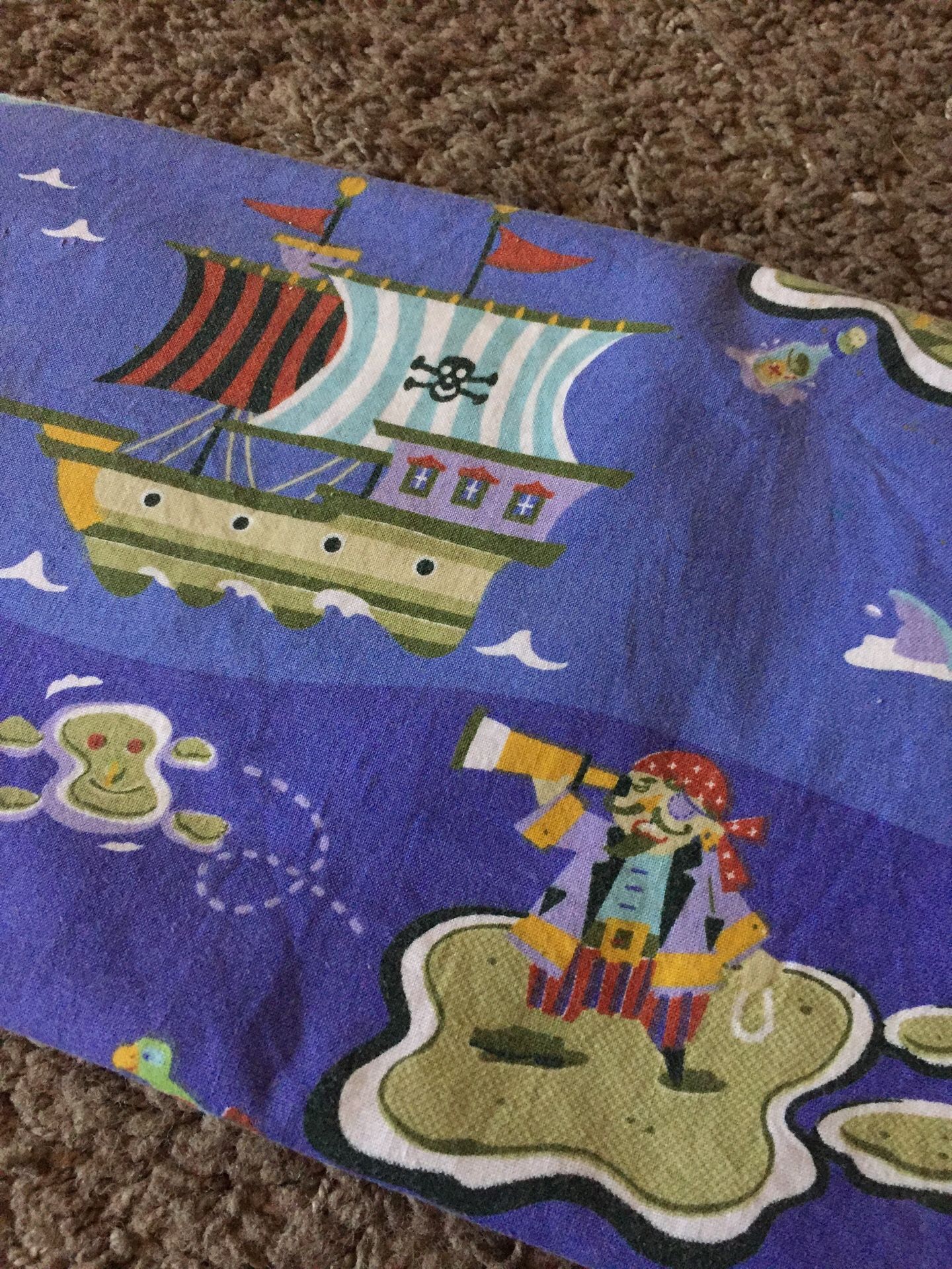 Pirate themed fabric