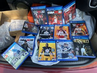 PS4 Game Lot Used