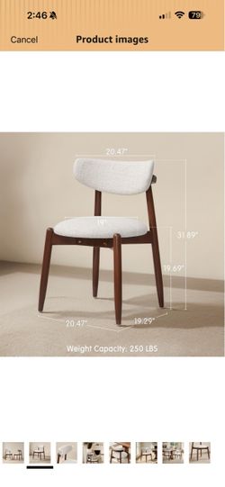 2 dinning chairs