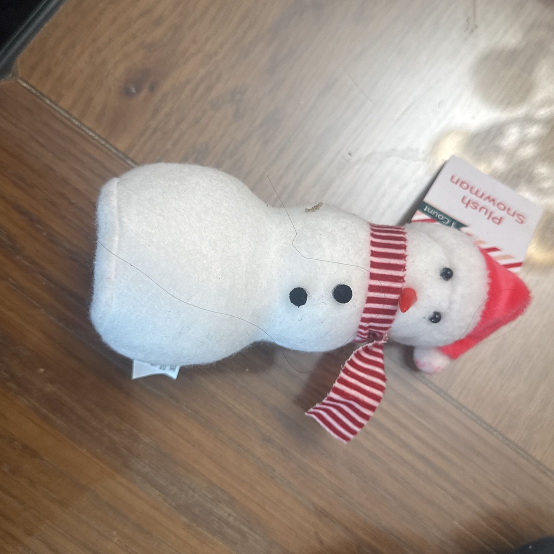 Gingerbread Ornaments Snowman And Penguin Plushies